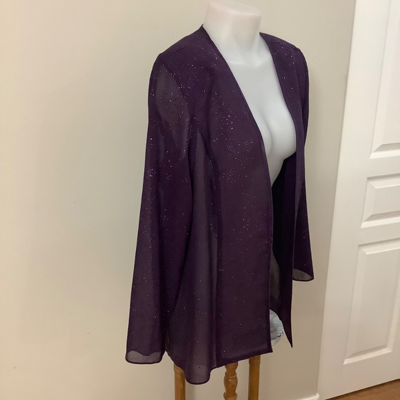 Purple Beautiful shimmery topper L 38-39:bust - Picture 8 of 10